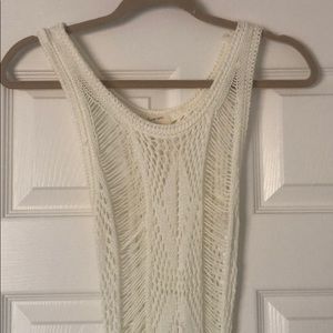 Cream Crochet Dress